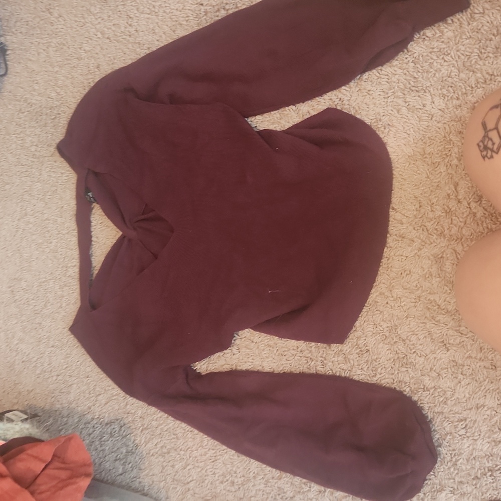 Purple sweater
